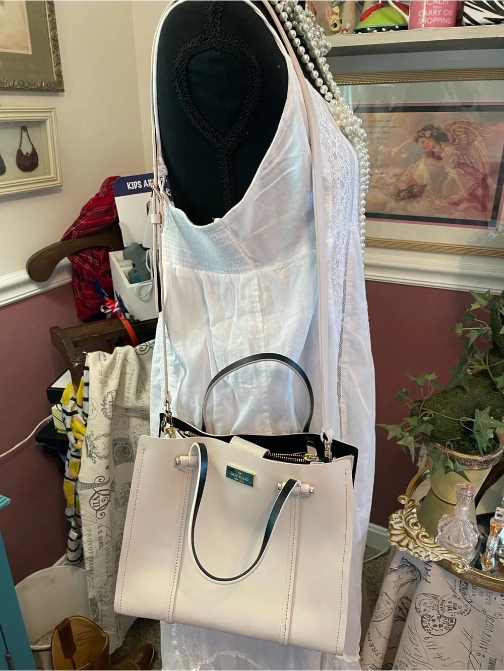 Kate Spade ♠️ New York Cream Arbor Hill Elodie Shoulder Bag